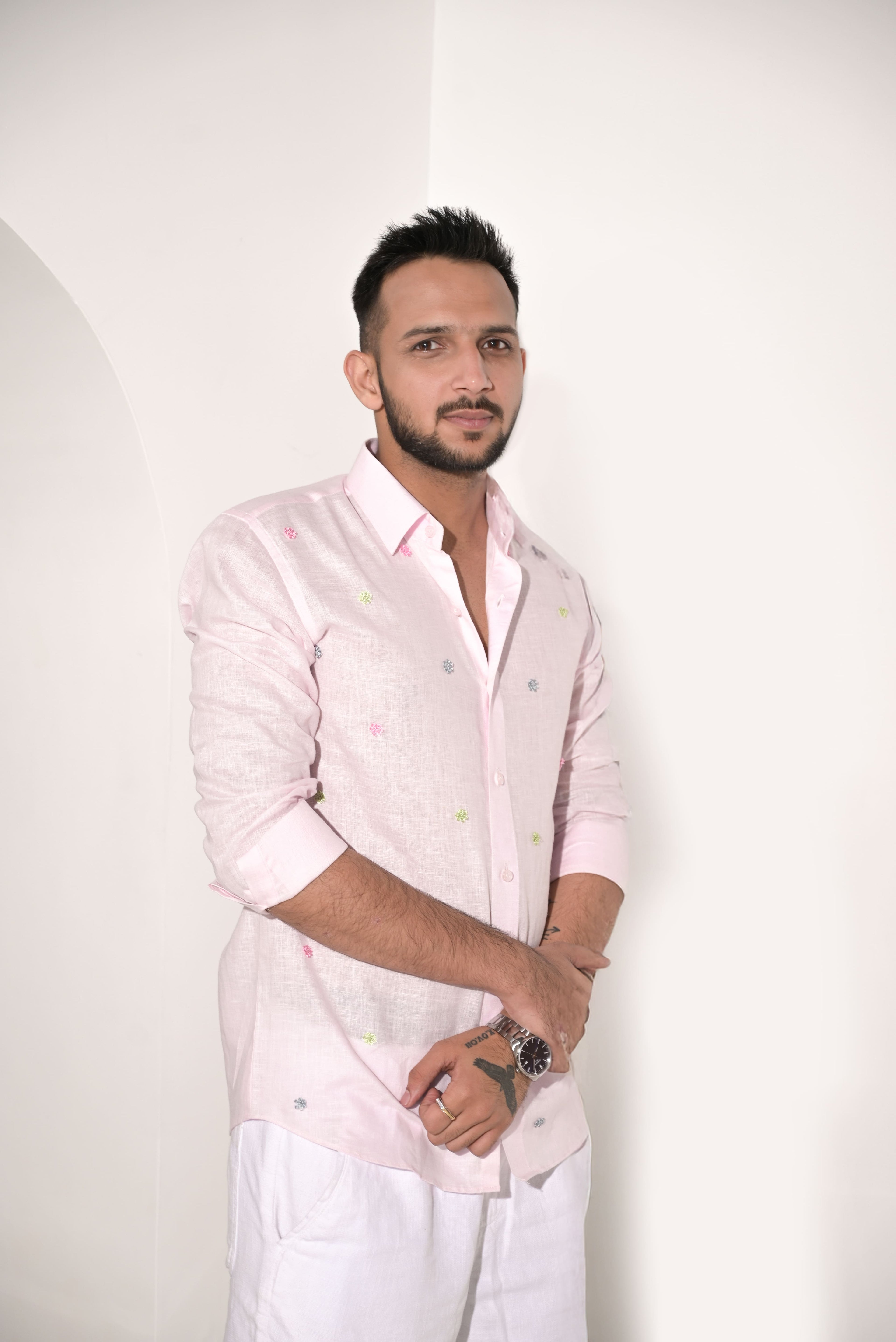Floret Signature - The Light Pink Shirt -8