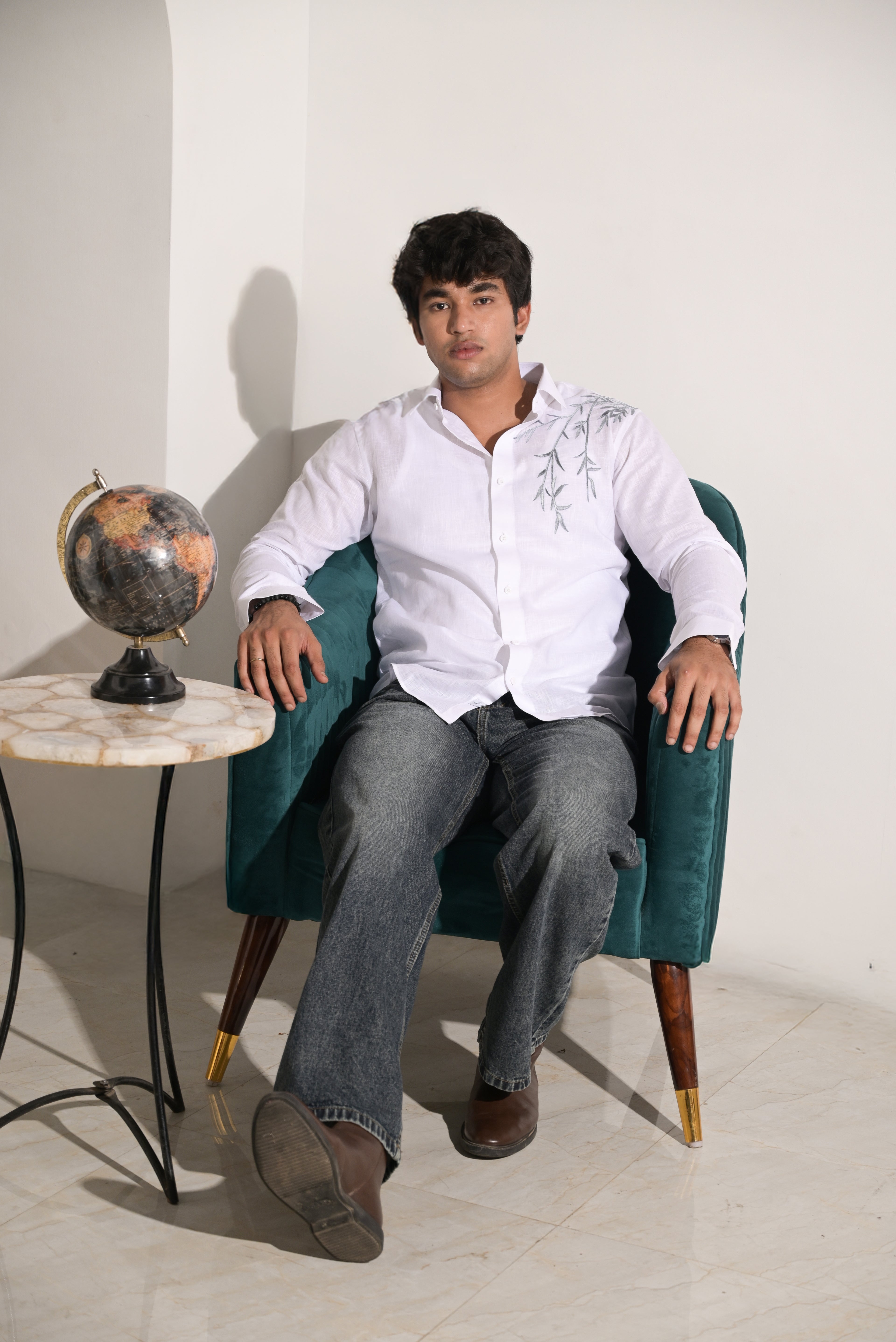 Emerald Weave - The White Shirt - 12