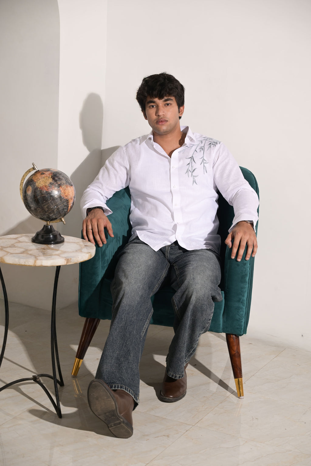 Emerald Weave - The White Shirt - 12