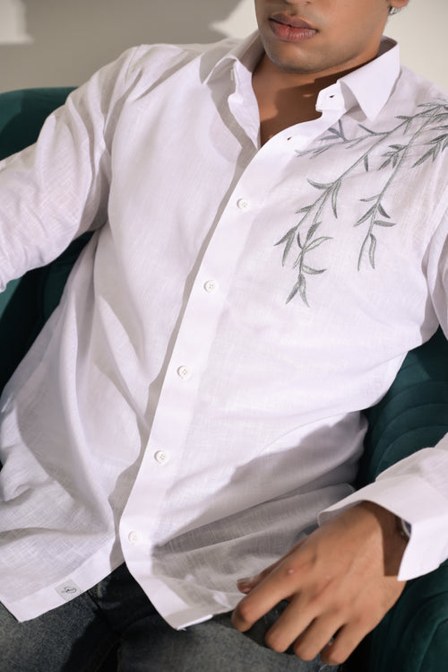 Emerald Weave - The White Shirt - 12