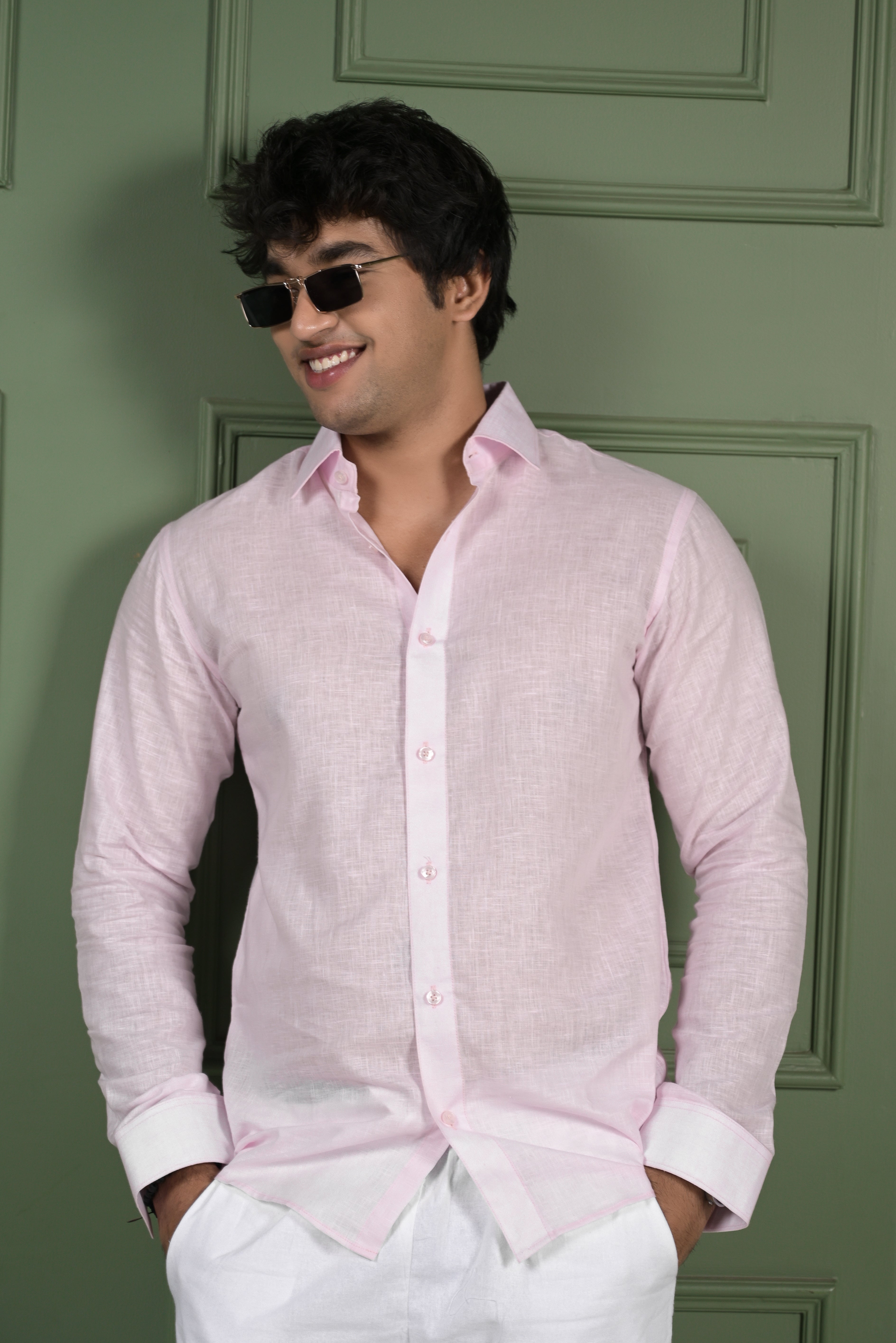 Evergreen - The Light Pink Shirt - 15