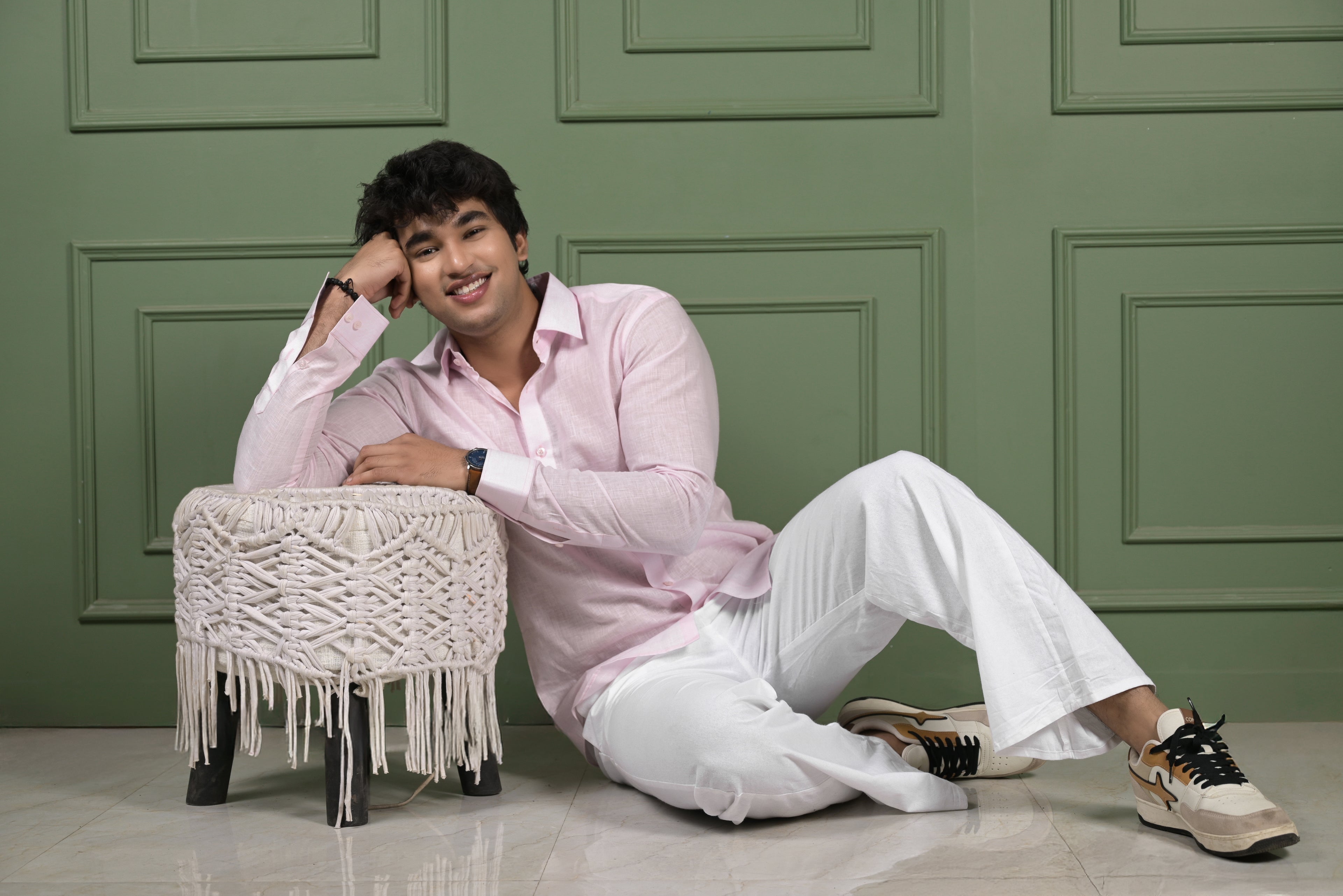 Evergreen - The Light Pink Shirt - 15