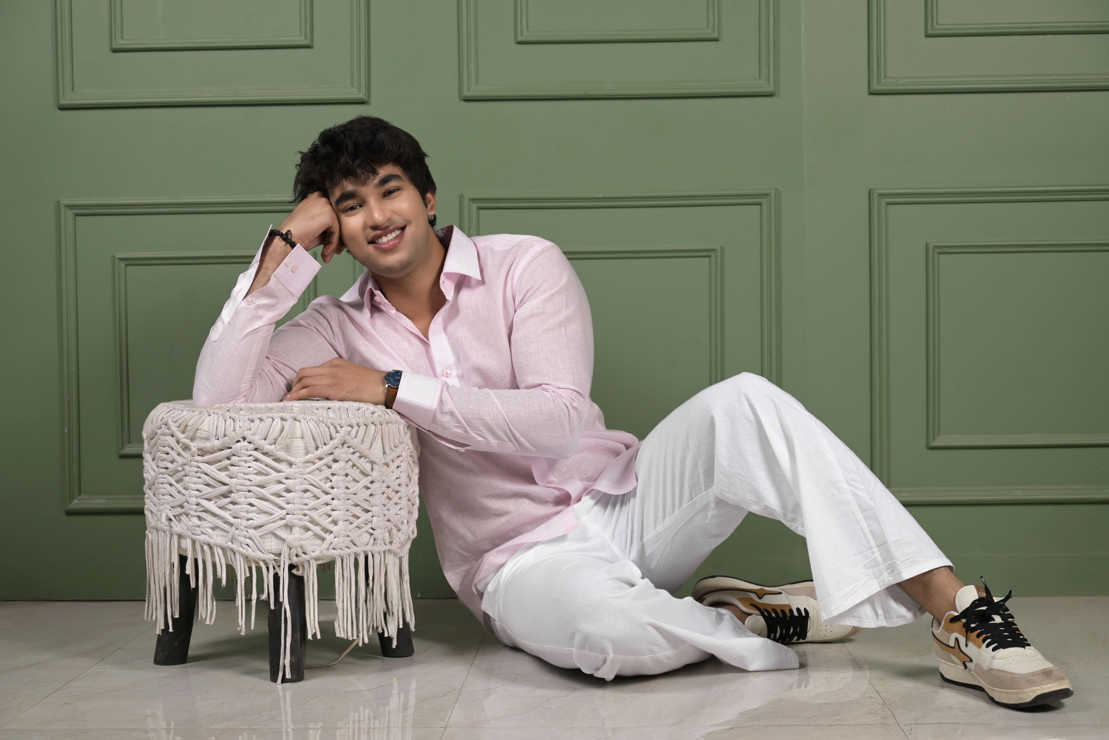 Evergreen - The Light Pink Shirt - 15